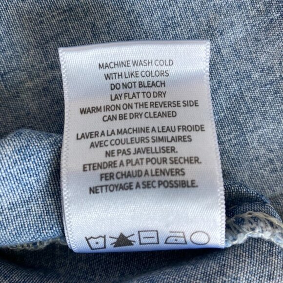 Driftwood embroidered denim top - Picture 12 of 13